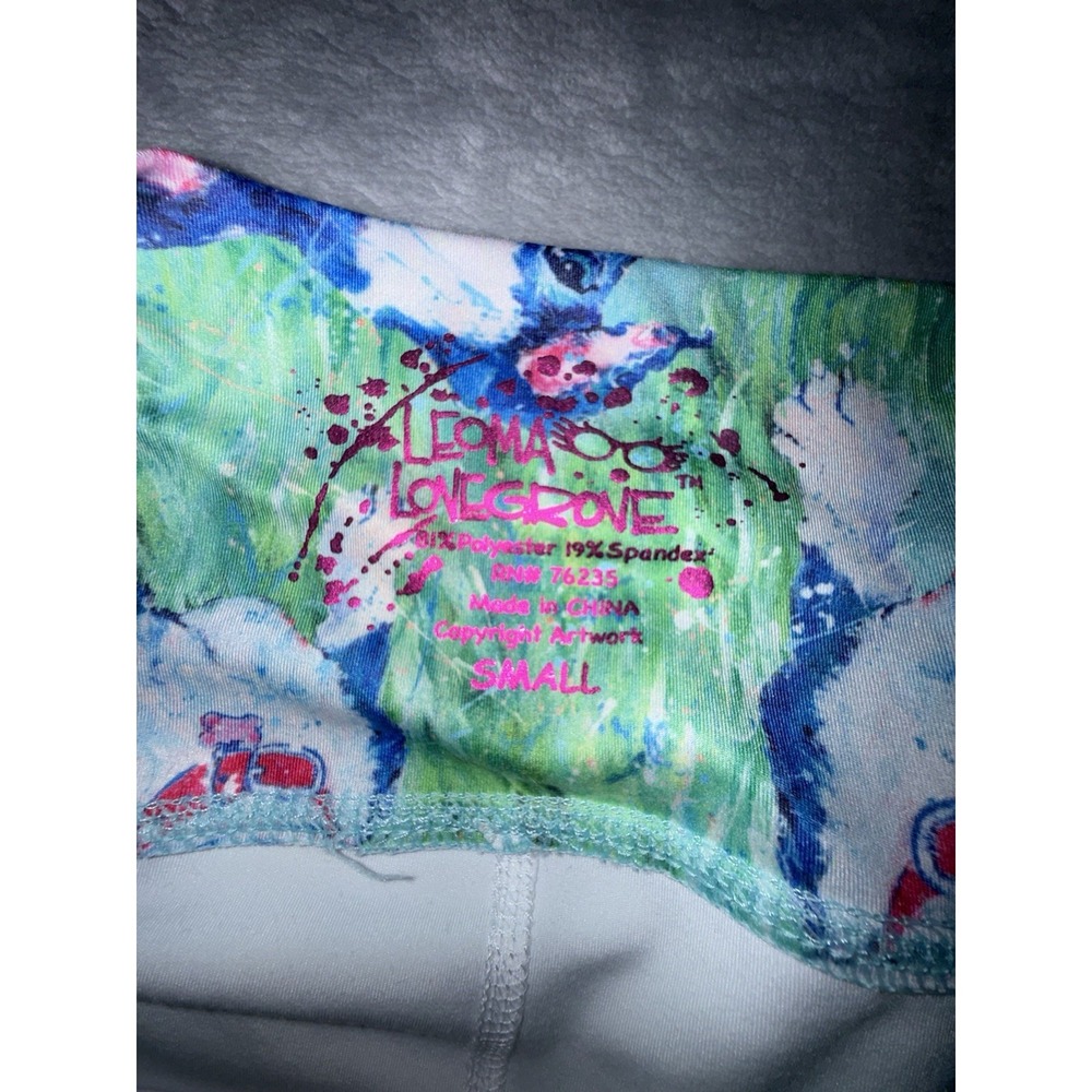 Leoma Lovegrove Sz S Stretch Skort Skirt Shorts Dog Pittie Puppy Frenchie Love - Picture 7 of 7